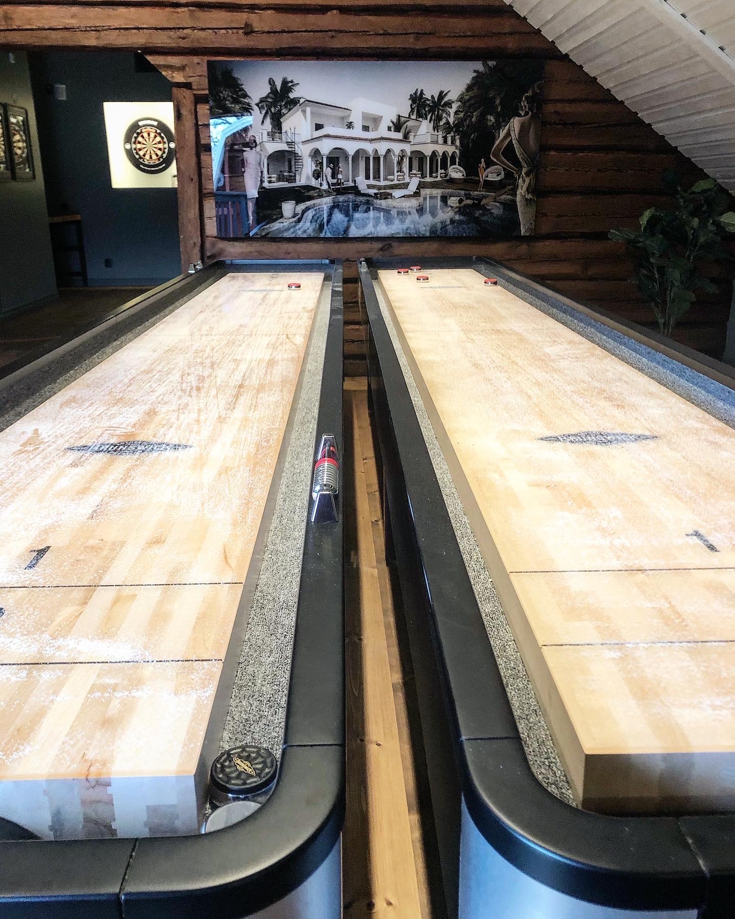 Shuffleboard på Loftet