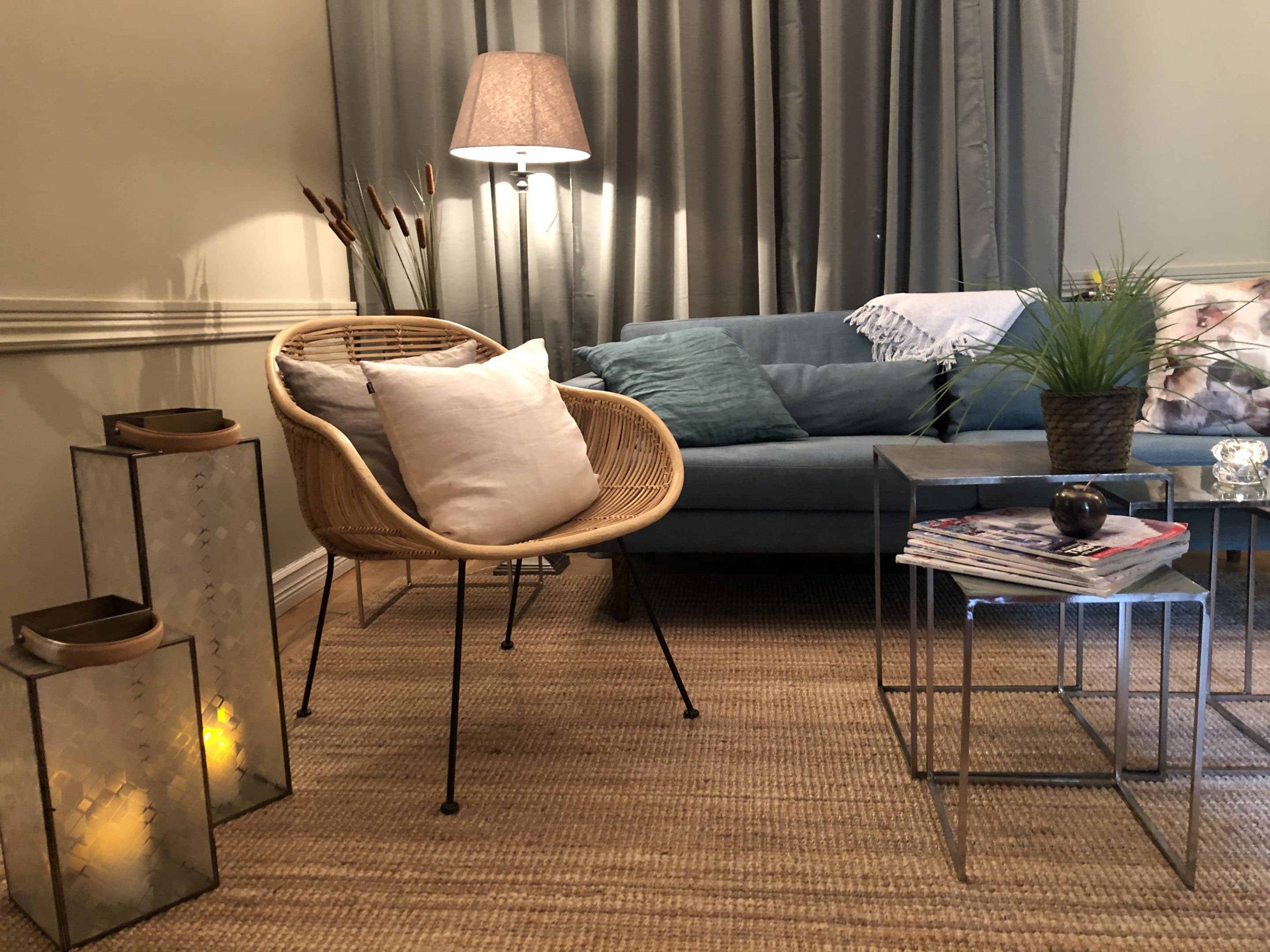 Relax utanför bastu i hotellet